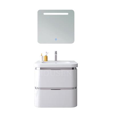 China Wholesale Hangzhou New Modern Hotel Furniture Style Bathroom Cabinet With Wash Basin for sale