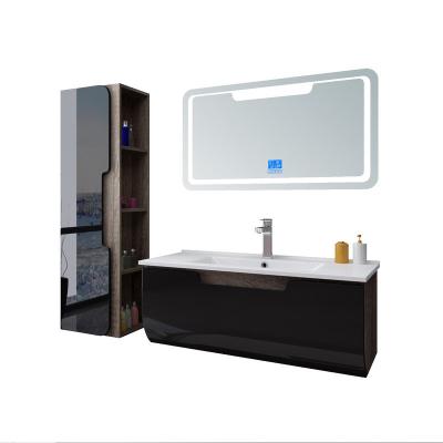 China Modern PVC Plastic Bathroom Furniture Resin Vanity Tops Ready Made Plastic Bathroom Cabinet for sale