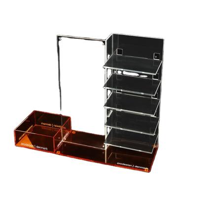 China Adjustable Acrylic Makeup Counter or Cosmetic Display Stand/Shelves/Showcase Cabinet Cases for Store,Advertising Display Rack for sale