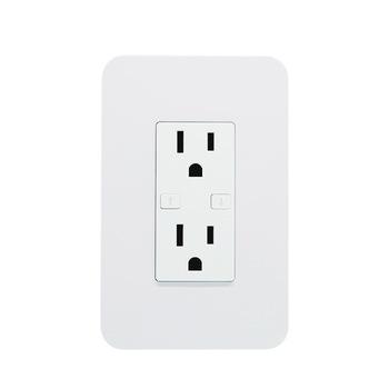 China US/AU Standard Wifi Wall Socket With Tuya Zigbee Smart Voice Control WG-LS-001 for sale