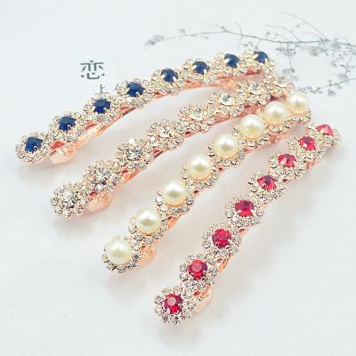 China 2019 Trendy Popular Jewelry Korean Hair Jewelry Rhinestone Zircon Hairpin Hair Accessories for sale