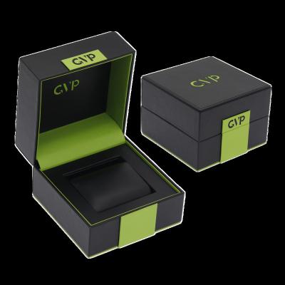 China Green Luxury Watch Storage Display Packaging Travel Watch Box Custom for sale