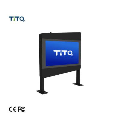 China Outdoor Through Wall Self Service Kiosk Digital Signage Interactive Touch Screen for sale