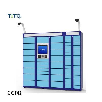 China Home Office Building Supermarket Smart Card Storage Locker Intelligent Parcel Locker à venda