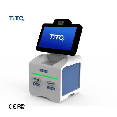 China Intelligent Hotel Information Registration Kiosk Self Service Terminal Hotel Check-in Kiosk for sale