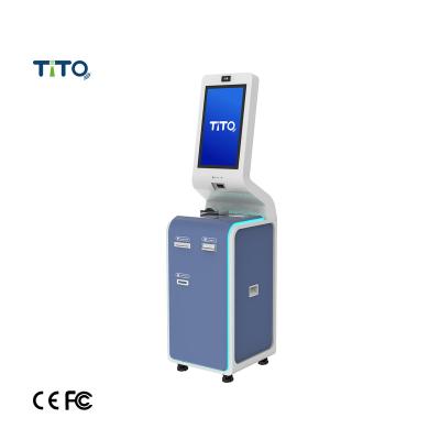 China Full Size Sim Card Dispensing Kiosk Telecom Self Service Machine Multi Function Dispenser à venda