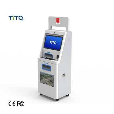 China Government Self Service Machine Ticket and Top up Kiosk Interactive Touch Screen Terminal for sale