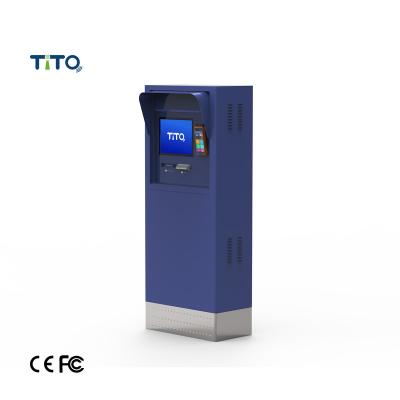 China Outdoor payment Kiosk Cash Acceptor Kiosk Self Payment System Smart Teller Machine for sale