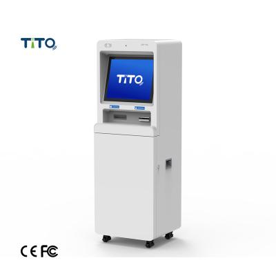 China ATM Kiosk Payment Kiosk Self Service Terminal Solar Bill Banknote Acceptor Cheque Deposit Cash Deposit Machine zu verkaufen