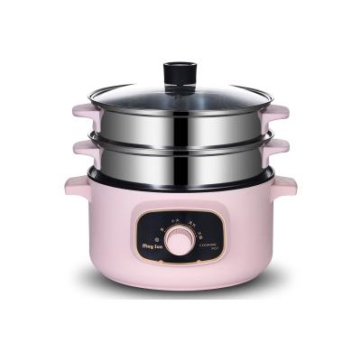 China New hotel design household Anti-scald electric frying pan / electric cooking pot hot pot noodles for sale