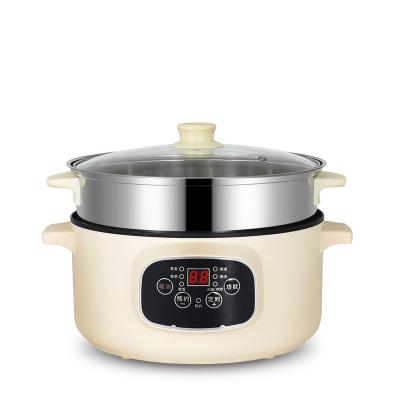 China Multi Functional Electric Hot Stick Hotel Non Pan Cooking Pan Rice Cooker Indoor Frying With Steam Pan Grill for sale