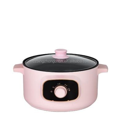 China Multi Function Food Cooker Stick Soup Electric Pan Small Electric Cooking Hotel Pot Non Soup Rice Frying With Steam Household for sale