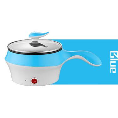 China Multifunctional Hotel 2in1 Electric Nonstick Frying Pan with Steamer for Dormitory Mini Student Electric Cauldron for sale