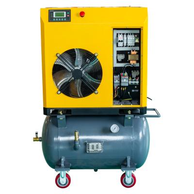 China CE Certificate 10HP Statinary Lubricated Screw Air Compressor for sale