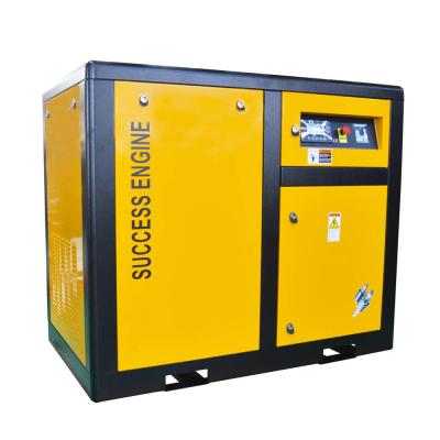 China SE22A-8/D SUCCESS MOTOR 22kw 30hp 8bar Lubricated Direct Driven Dual Screw Air Compressor Manufacturer for sale