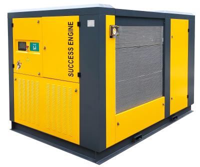 China 200kw 270hp 25bar lubricated high pressure screw air compressor with air cooling for general industrial with air/water cooling for sale