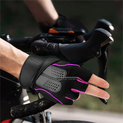 China Non Slip Custom Outdoor Riding Anti Slip Cycling Gloves for sale