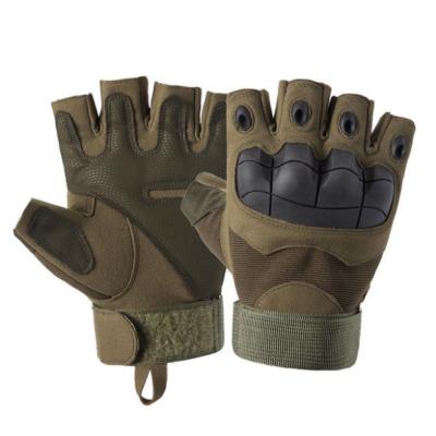 China Army Comfortable Outdoor Exercise Workout Tactical Half Finger Gloves for sale