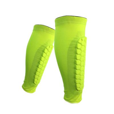 China Adjustable Elasticity Breathable Crashproof Compression Non-Slip Leg Sleeves Soccer Basketball Leg Guard for sale