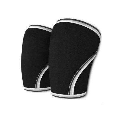 China High Compression Weightlifting Knee Pads 7mm Thick Diving Material Knee Support for sale