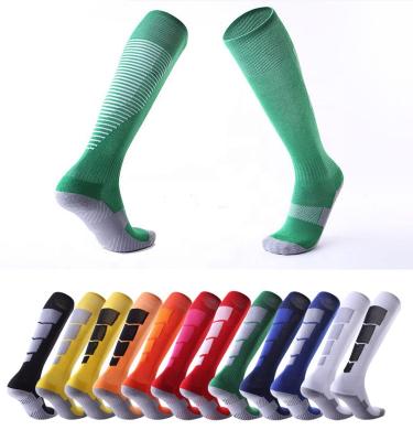 China Breathable Comfortable Non-slip Football Socks For Adult Children Thickened Football Socks for sale