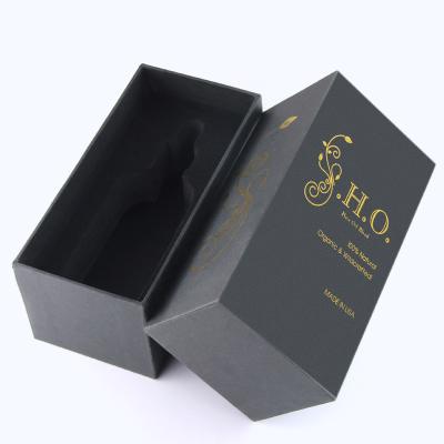 China Black Color Custom Logo Paper Boite De Chaussures Cajas Para Tarjetas Recyclable Lid Plain Recycle Square Shoe Cap Packaging Gift Paper Box for sale