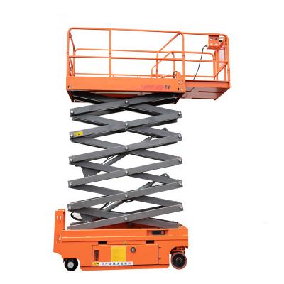 China Building Material Shops 3m 4m Mini Platform Electric Table Lift 5m Self Propelled Scissor Lift for sale