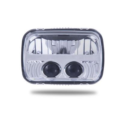 China PC Lens 5x7 Inch Clear Lens Square DOT High Low Beam Headlight LED Headlight Lighting Truck Trailer for sale