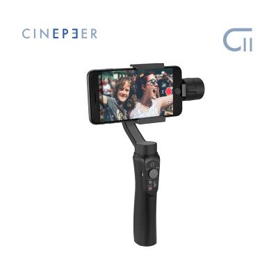 China C11 Action Camera Cell Phone Stabilizer 3-Axis CINEPEER Gimbal 118*105*285mm For GoPro for sale