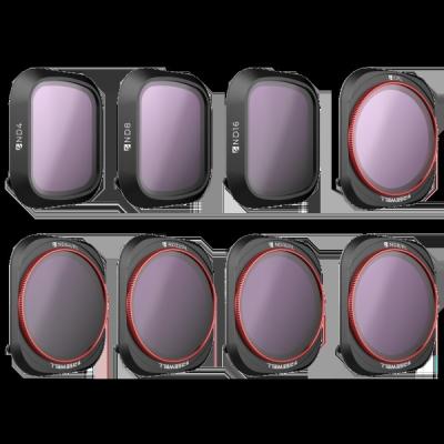 China All-Weather 8-Piece Camera Lens Filters 159g Super Lightweight CNC Ring Used In Construction For Drone for sale