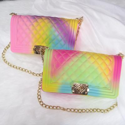 China Fashion Bags Women New Arrival Ready To Ship Candy Color PVC Purse Bags Women Handbags Freeze Bag for sale