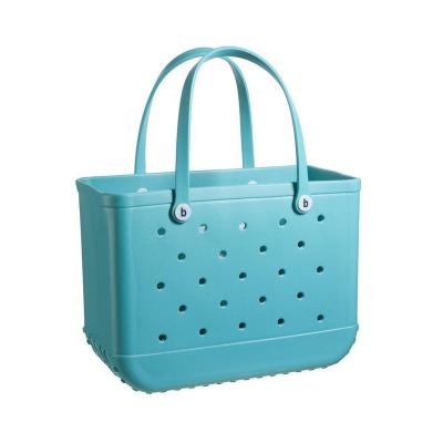 China 2021Popular Women's Eco Jelly Candy Beach Silicone Bogg Bag Tote Large Shopping Basket Bags Waterproof Purse Eco Jelly Candy Lady Handbags for sale