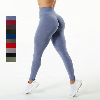 China Manufacturers Breathable Women's Seamless Leggings 51% Polyamide/38% Polyester/11% Elastane crac! crack! AMPLIFY for sale