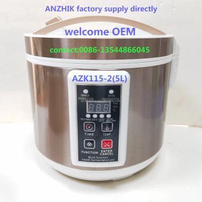 Китай AZK115-2 High Efficiency Fermentation Pot Korean Black Garlic Fermenter 5L Black Garlic Function Pot продается