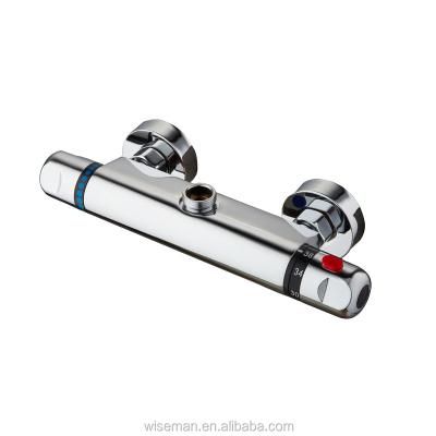 China Best Selling Modern Thermostatic Brass Shower Mixer In Chrome Shower Valve Only for sale