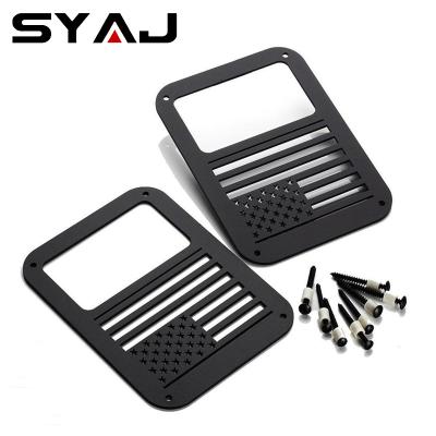 China Auto Exterior Tail Light Guard Cover Good Price Accessories Rear Lamp Tail Light Guard Cover For Jeep Wrangler for sale