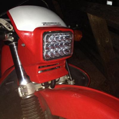 China Aluminum + PC Car 4x6 LED Lighting System Led Headlight 45W Square Headlight For Truck 32V High Brightness Led Headlamp For Motorcycle for sale