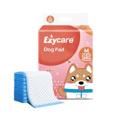 China OEM/ODM Stored Nonwoven Pet Urine Pads Large Size Pet Underpad Pet Training Pads 5-Layer Biodegradable for sale