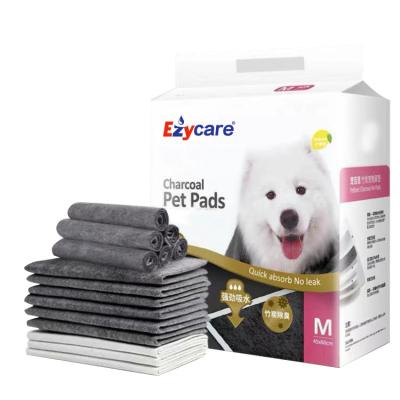 China OEM/ODM Nonwoven Stocked Pet Urine Poop Pads 5-Layer Pet Potty Pads Large Size Pet Training Pads for sale