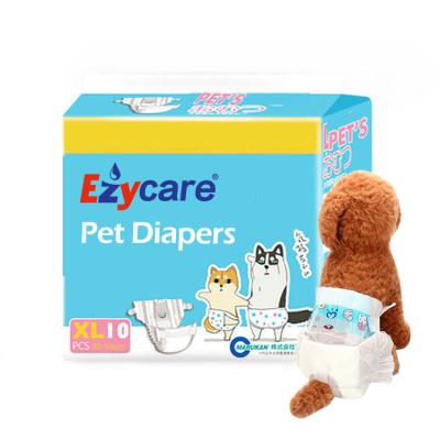 China Stocked Hot Sale Stock Pet Diapers Pet Care Disposable Diapers Waterproof Dog Diapers for sale