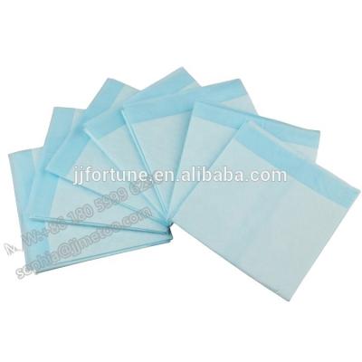 China Stocklot 2021 China plain weave under bed cushion underpad disposable hospital adult care under pads for sale