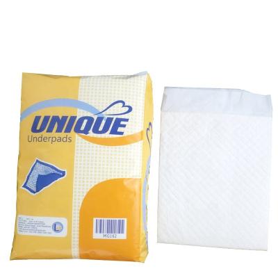 China Plain weave made in china disposable underpad with cotton surface bed cushions with soft touch for hospital under pad for sale