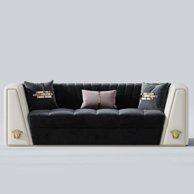 China (Size)Adjustable Luxury Leather Chesterfield Sofa Set 3 Seater Living Room Modern Furniture Sofa Set 3 Seater for sale