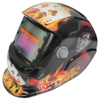 China Best Selling Unique YES Decal Solar Auto Darkening Welding Helmet For Welder for sale