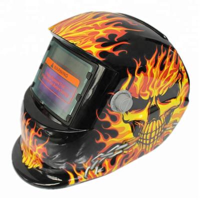 China New Fashion YES Skull Art Decal PP Art Protective Welder Welding Helmets for sale