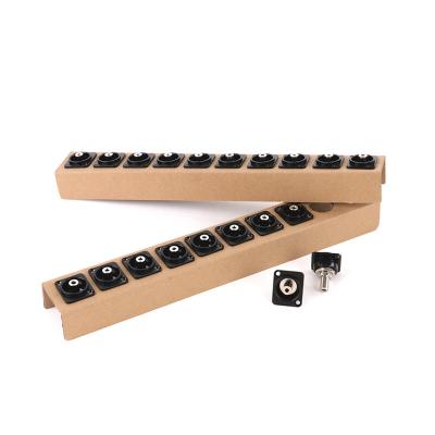 China audio & Video 3.5mm Straight Type Jack Panel Mount Chassis Connector 3.5mm 3.5mm Female To Female Plugs Soldering Free for sale