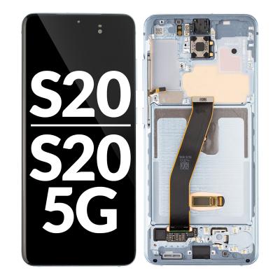 China For Samsung Galaxy S5 S6 S7 S8 S9 S10 plus S20 S20U with Frame LCD Display Touch Screen Digitizer Glass Assembly For Samsung LCD Series for sale