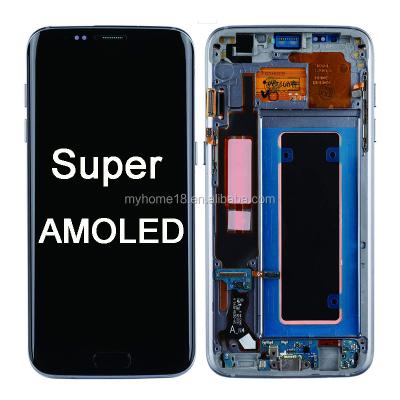 China ORIGINAL Replacement SUPER AMOLED LCD For Samsung Galaxy S7 Flat Panel G930 G930F Touch Screen Digitizer For Samsung LCD Series for sale