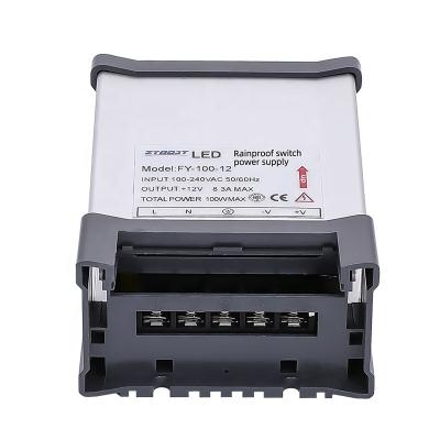 China FY-100 24V 100W Rainproof Driver 60w/100w/200w Constant Voltage Dc 12v Constant Voltage Dc 12v 5a Led Changeover Power Supply 129.80*43mm (L*W*H) for sale