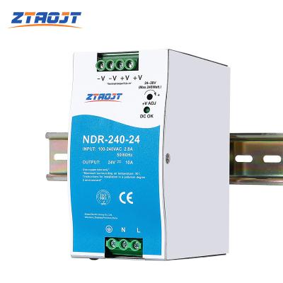 China Industrial CCTV Camera NDR-240-24 240W Din Rail DC 48V 5A SSwitching Power Supply For CCTV Camera for sale